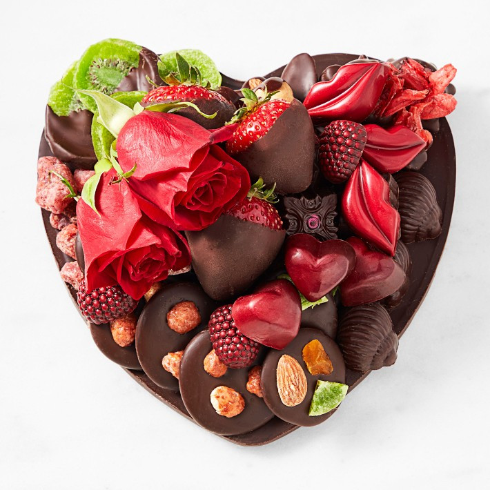 Heart Shaped Chocuterie Board | Williams-Sonoma
