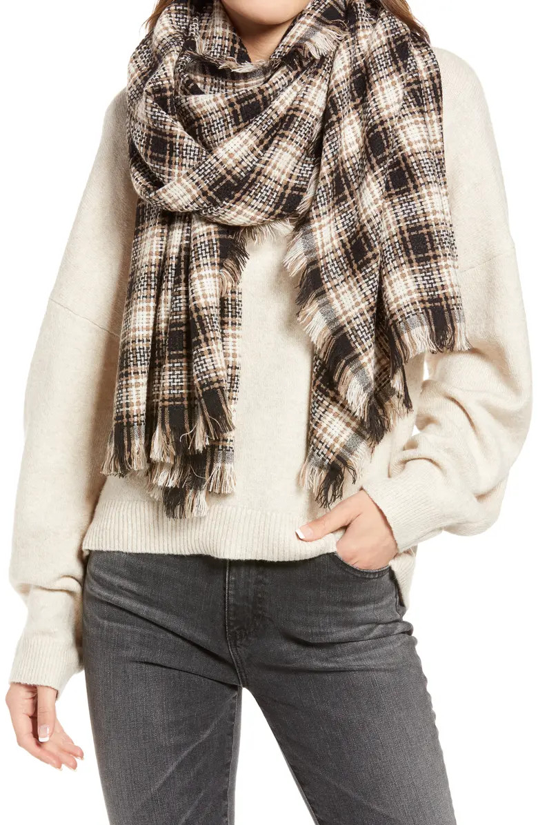 Plaid Burlap Scarf | Nordstrom | Nordstrom