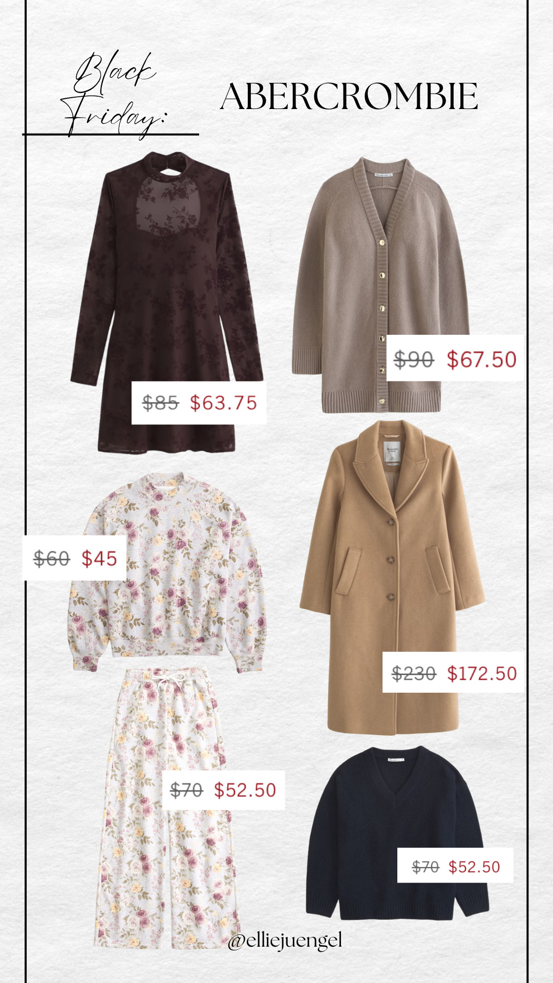 Everything I bought during the Black Friday Abercrombie sale! 25-50% off everything! 

 #LTKCyberWeek #LTKGiftGuide #LTKHoliday