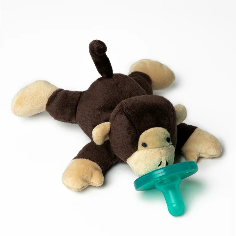 WubbaNub Monkey Infant Plush Pacifier Holder | Walmart (US)