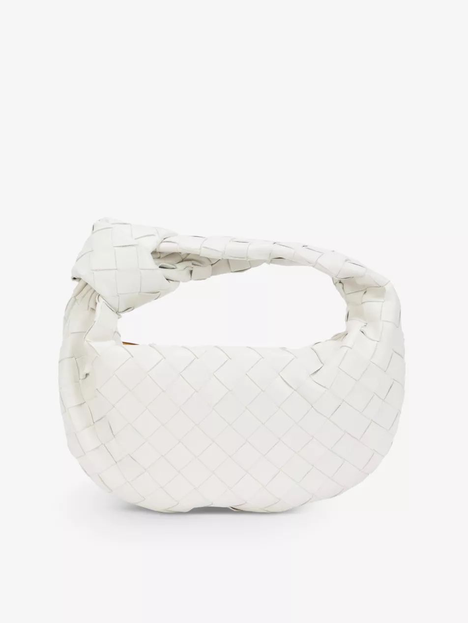 Mini Jodie intrecciato leather top-handle bag | Selfridges