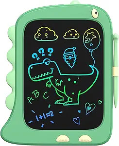 ORSEN 8.5 Inch LCD Doodle Board Tablet Toy - Green Dinosaur Drawing Pad for Kids 2-6 Years Old - ... | Amazon (US)