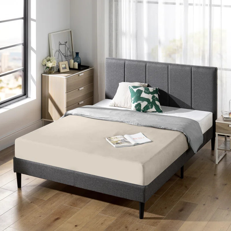 Zinus Upholstered Platform Bed | Wayfair North America