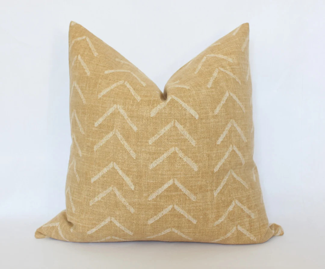 Yellow Throw Pillows 20x20 Mustard Pillow Covers 18x18 - Etsy | Etsy (US)