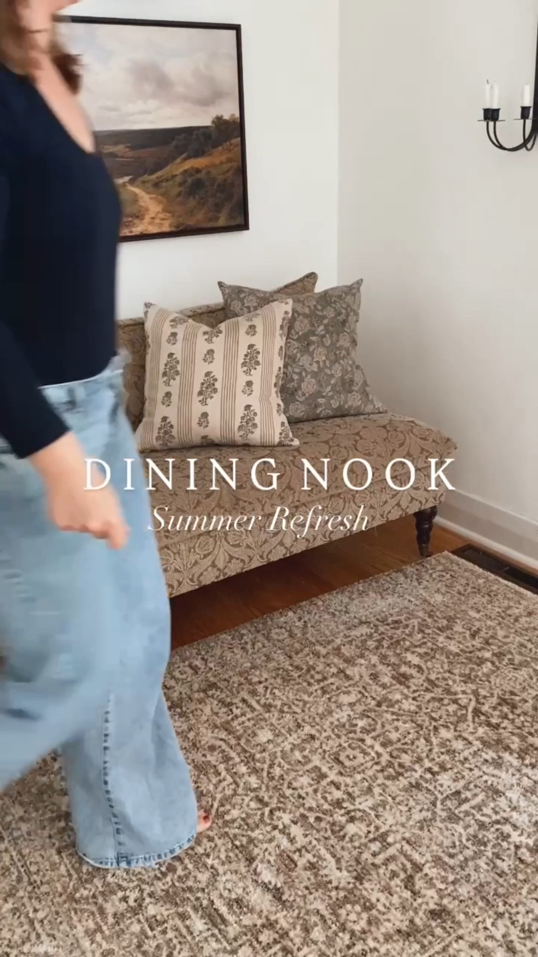 Dining nook - New rug! Loloi Newman Dark Taupe/ natural 

#LTKcasa #LTKcanada #LTKsummer