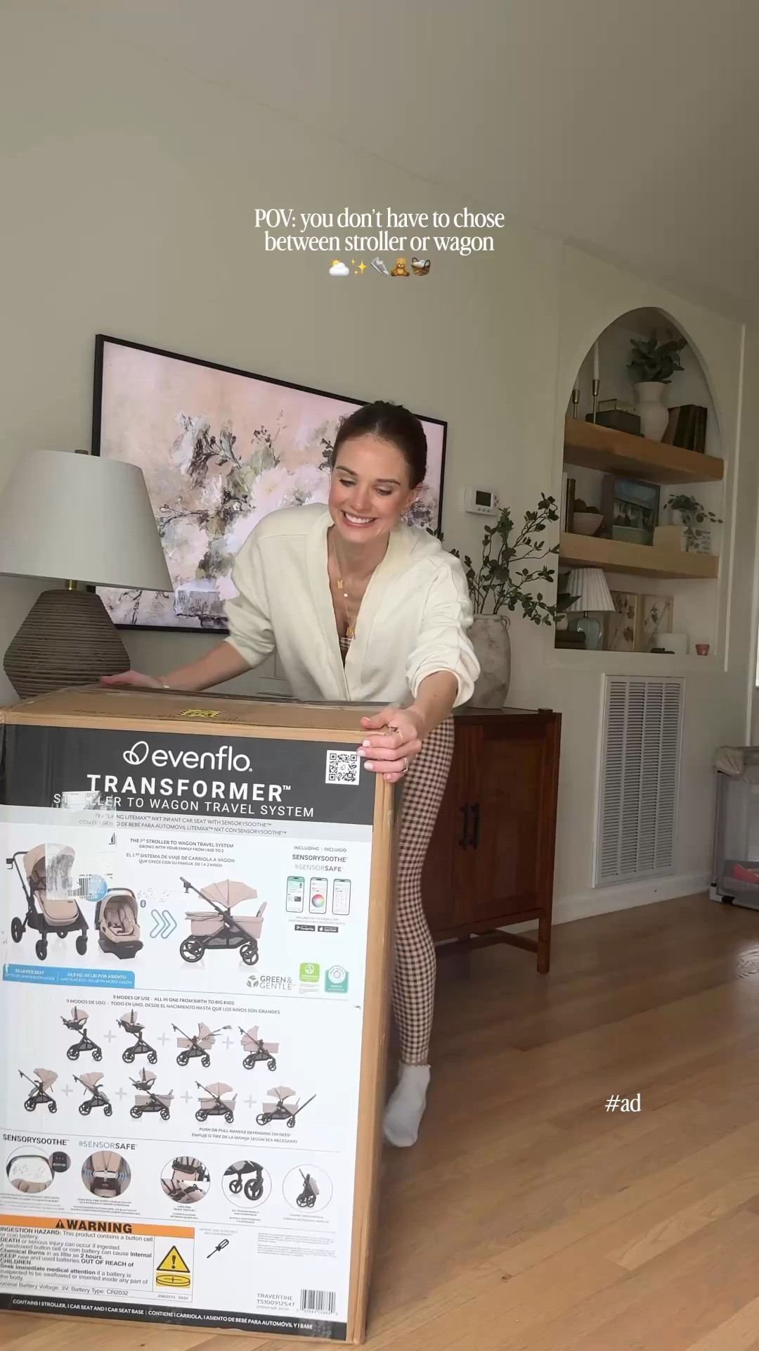 #ad not only is it PRETTY but it literally does it alllllll!!! we’ve been an @evenflobaby family for years because they clearly just understand what parents are looking for. but really - team stroller or team wagon? I guess it doesn’t require choosing though 🤪✨ 
available to shop @target through my @shop.ltk!   #liketkit #targetpartner #Target #targetmom #TargetBaby #evenflo #TargetStyle 
