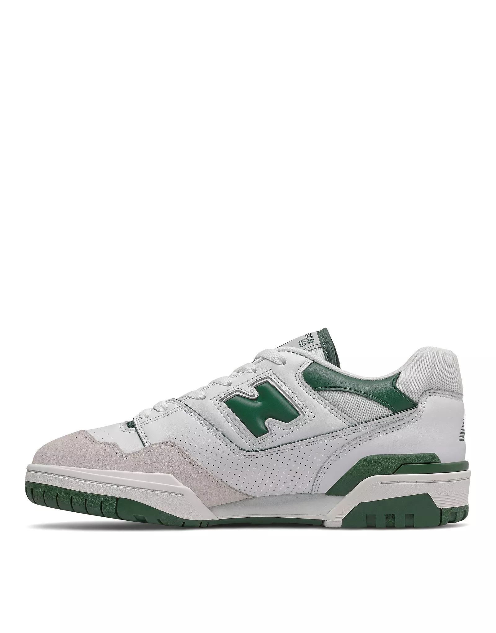 New Balance 550 trainers in white and green | ASOS (Global)