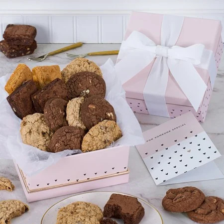 Love for Mom Cookie & Brownie Gift Box | GourmetGiftBaskets.com