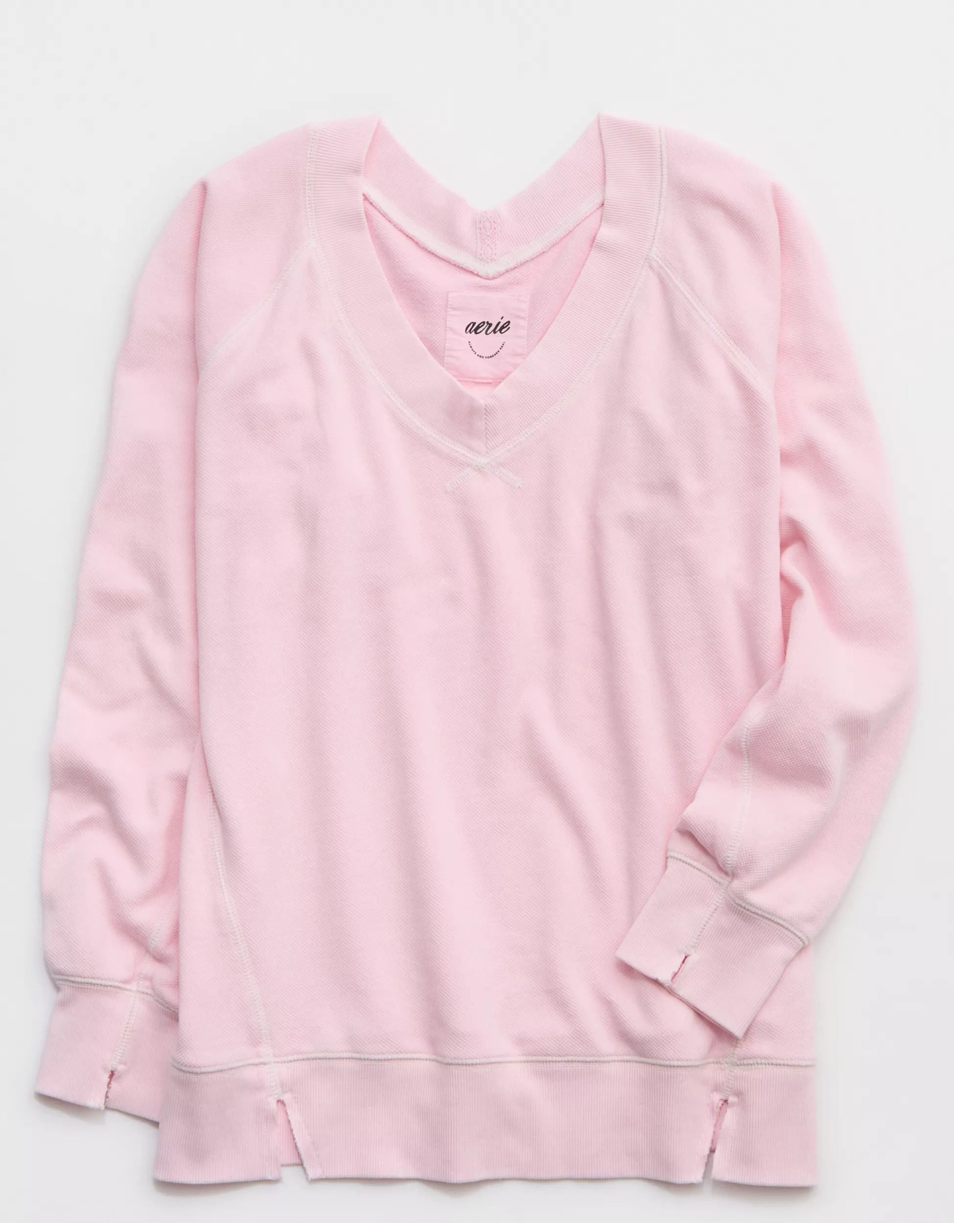 Aerie Downtime V-Neck Sweatshirt | Aerie