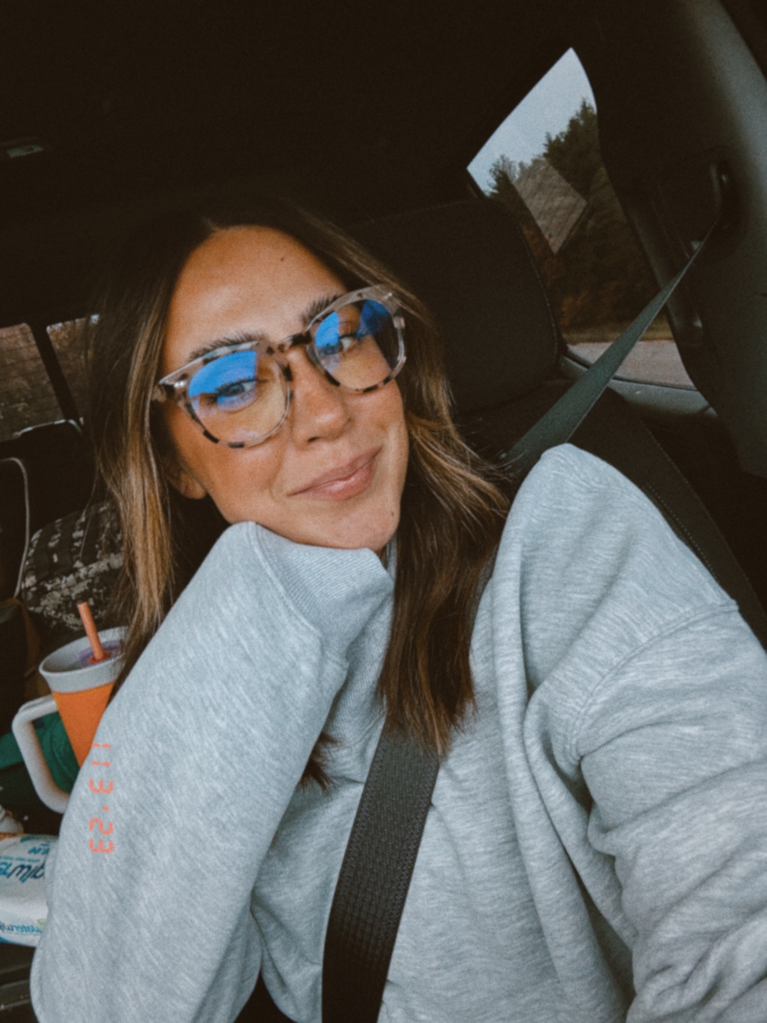 My blue light glasses! Cozy sweatshirt weather. 

#LTKSeasonal #LTKstyletip #LTKfindsunder100