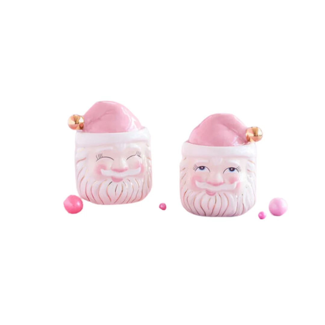 Papa Noel Pink Candy Jar | Pink Antlers