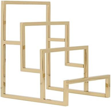 YIFU DISPLAY Chrome Clutch Purse Display Stand - 3 Steps Clutch Handbag Holder Purse Closet Organ... | Amazon (US)