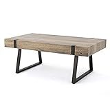 Christopher Knight Home Abitha Faux Wood Coffee Table, Canyon Grey | Amazon (US)