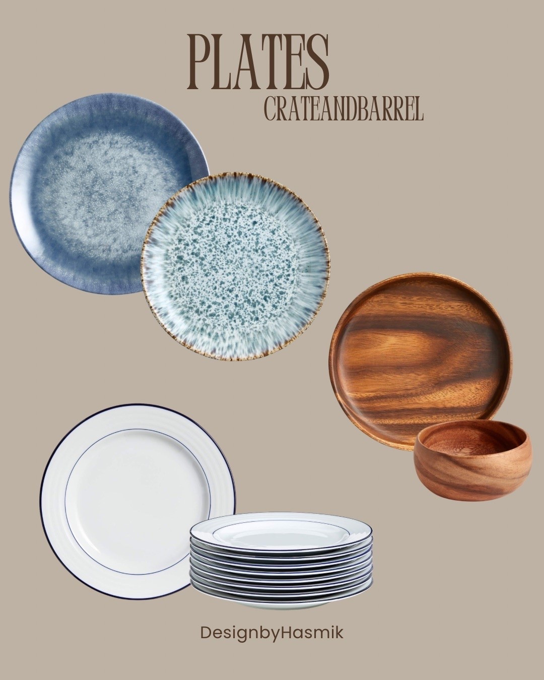 Plates from @Crate & Barrel

#LTKHome #LTKSaleAlert #LTKvlog
