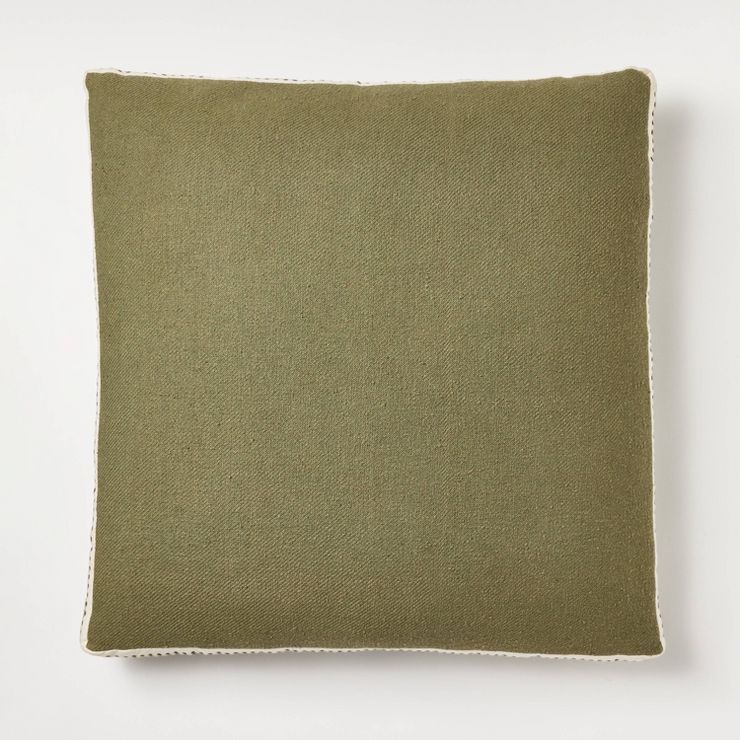 Woven Square Throw Pillow - Threshold™ designed with Studio McGee | Target