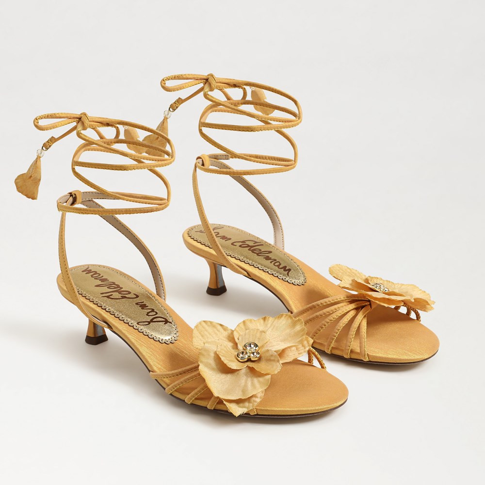 Carla Lace Up Kitten Heel | Sam Edelman