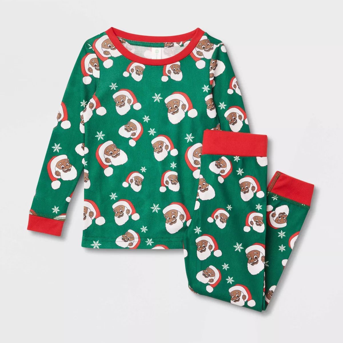 Greentop Gifts Toddler Santa Print Matching Family Pajama - Green | Target