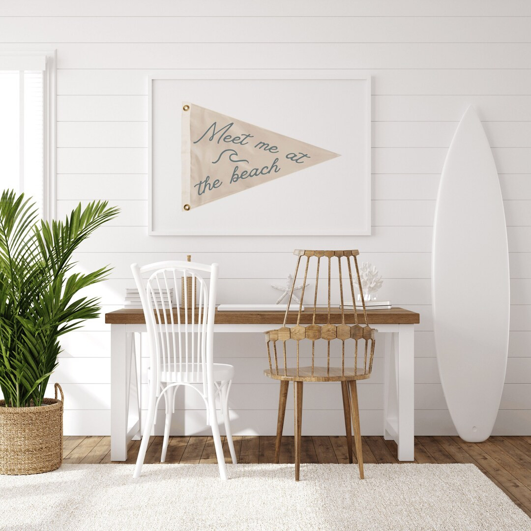 Meet Me at the Beach Art Print, Beach Decor, Coastal Decor, Coastal Wall Art, Beach House Decor, ... | Etsy (US)