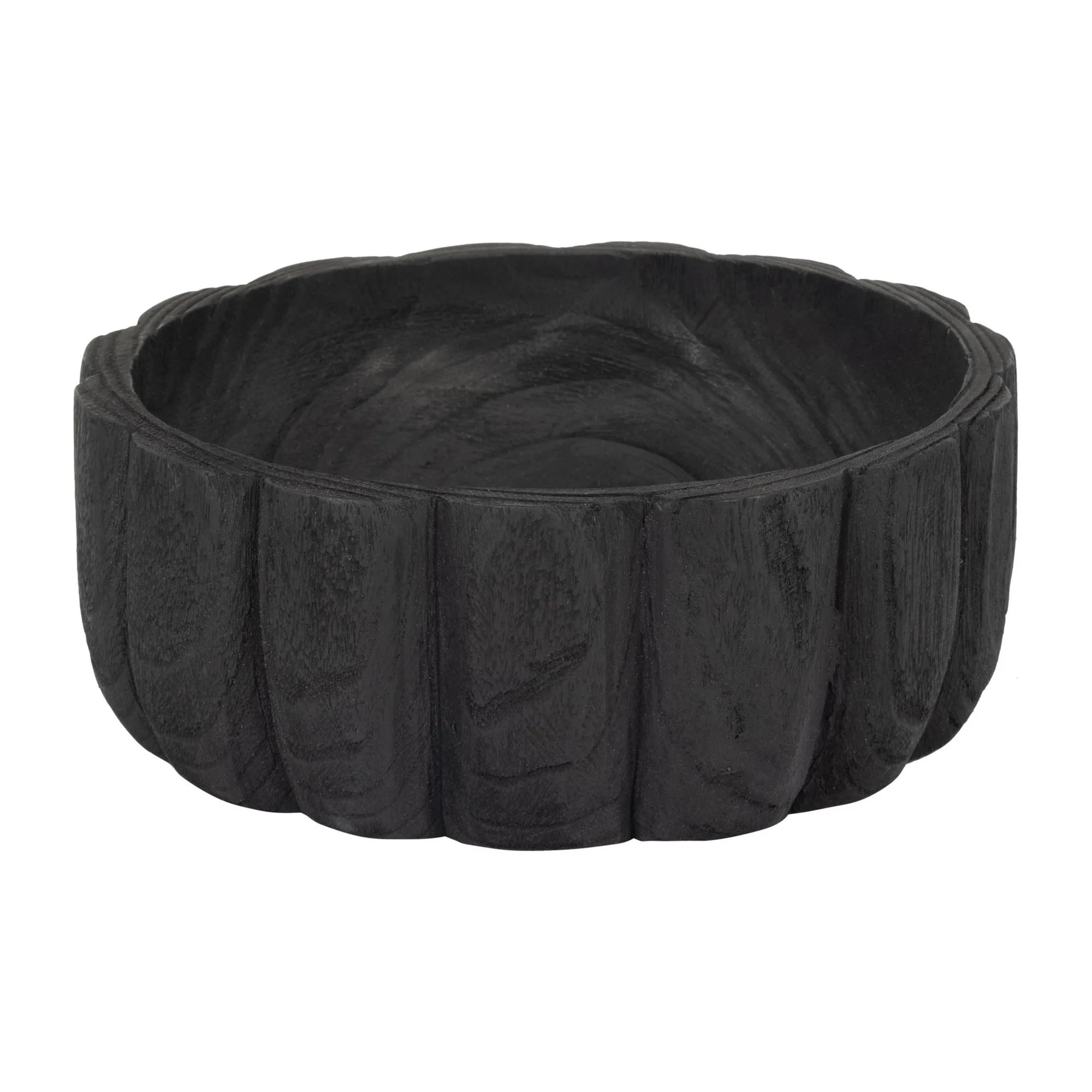 Sagebrook Home Carved Elemental Bowl – Ideal for Stylish Home Decor Enthusiasts, Perfect for Mo... | Walmart (US)