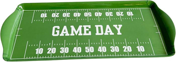 Sprinkles & Confetti Premium Football Melamine Serving Tray Reusable & Durable Platter for Game D... | Amazon (US)