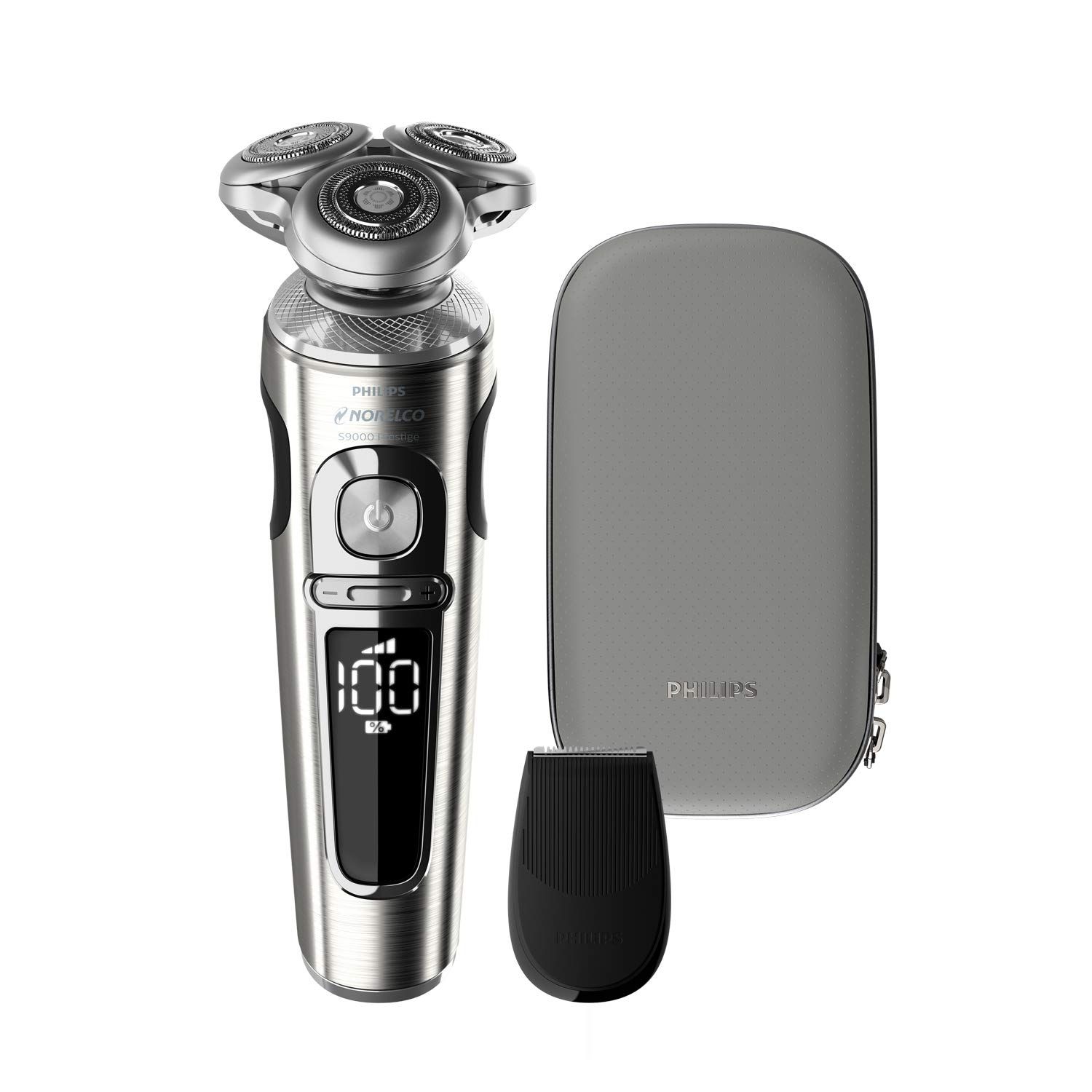 Philips Norelco Shaver 9000 Prestige, Rechargeable Wet or Dry Electric Shaver with Trimmer Attach... | Amazon (US)