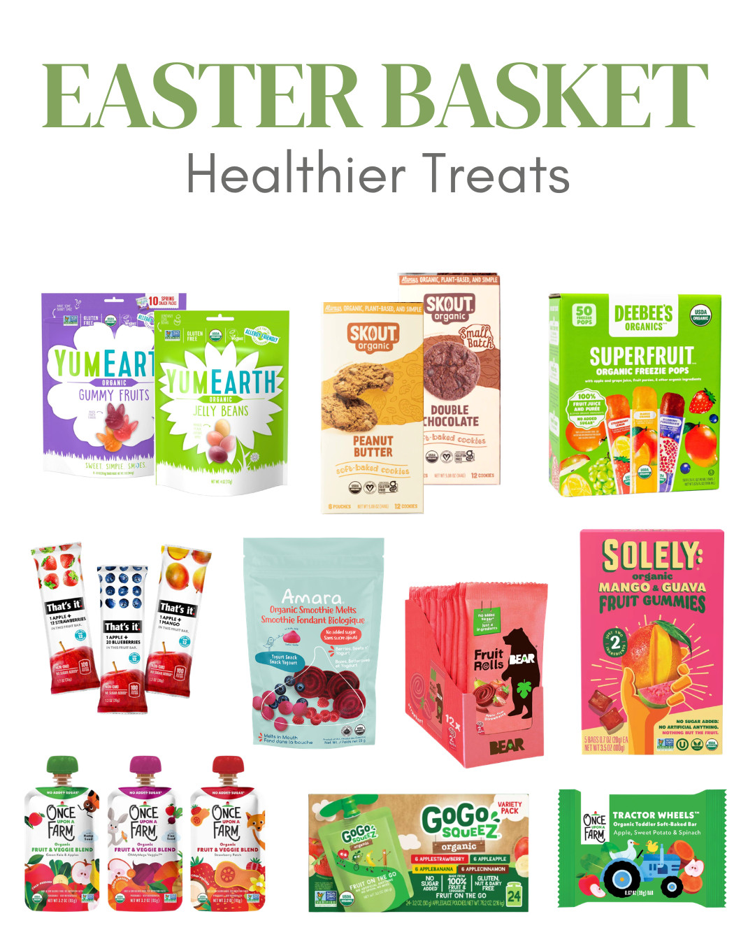 "Healthier" treat options for Easter Baskets! 

 #LTKmomlife #LTKSeasonal #LTKKids