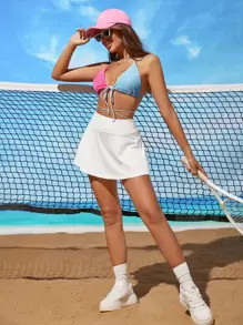 SHEIN Dopamine Dressing Phone Pocket Detail Skort SKU: sw2205052488114580(1000+ Reviews)$8.49$8.0... | SHEIN