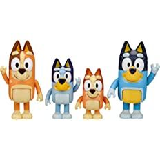 Amazon.com: Bluey and Friends 4 Pack of 2.5-3" Poseable Figures : Toys & Games | Amazon (US)