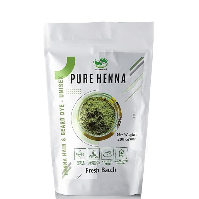 100% Pure Henna Powder For Hair Dye - Red Henna Hair Color, Best Red Henna For Hair - The Henna G... | Amazon (US)