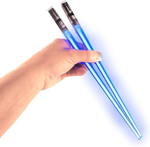 Lightsaber Chopsticks Light Up - LED Glowing Light Saber Star Wars Chop Sticks - Reusable Sushi L... | Amazon (US)