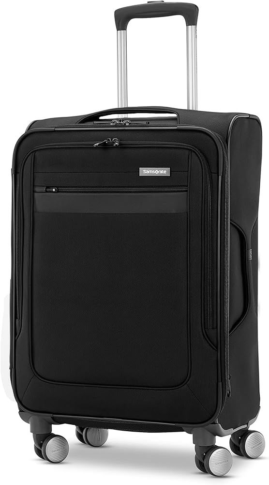 Samsonite Ascella 3.0 Softside Expandable Luggage, Black, CO EXP Spinner | Amazon (US)
