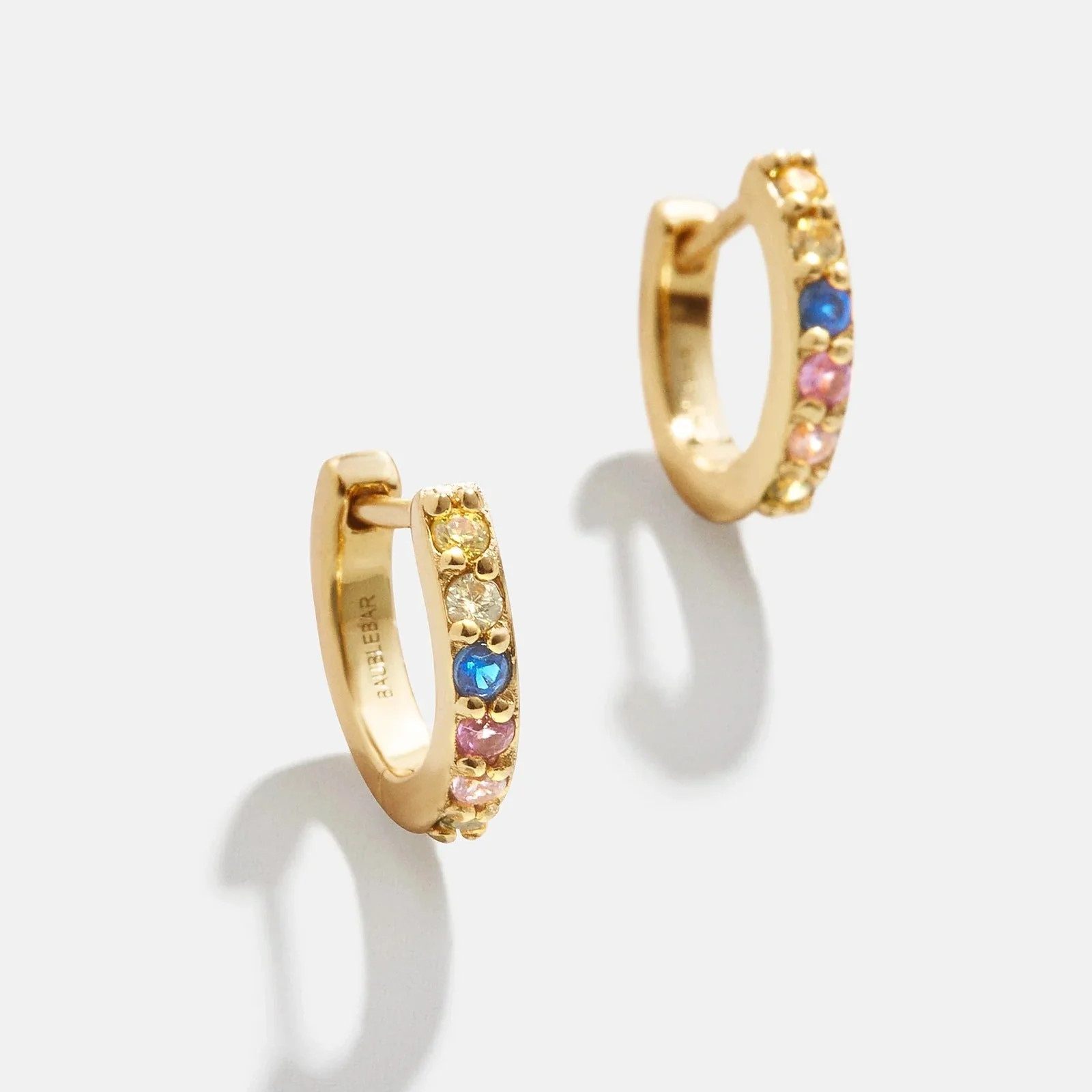 Tori 18K Gold Kids' Earrings - Gold/Multi | BaubleBar