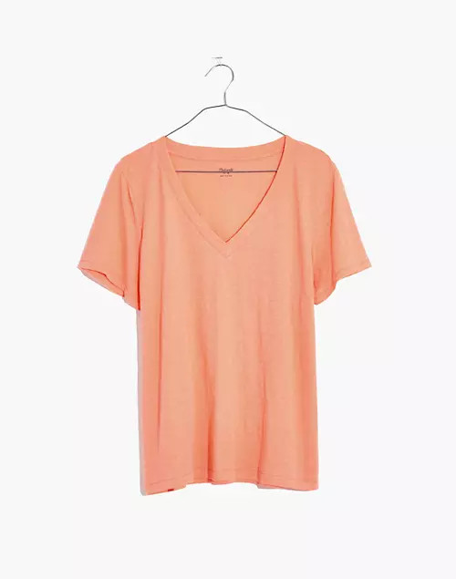 Whisper Cotton V-Neck Tee | Madewell