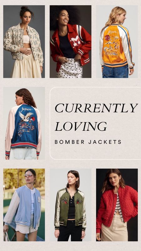 Currently loving! Bomber jackets for every spring outfit!

#LTKstyletip