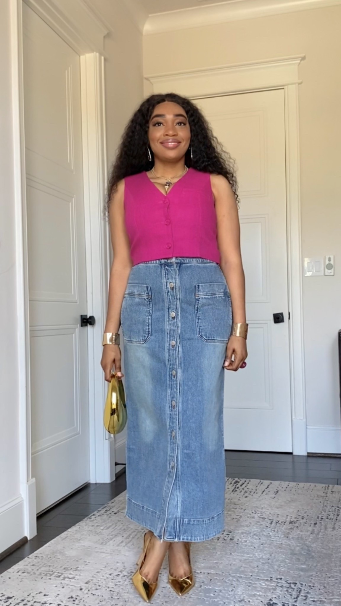Denim skirt