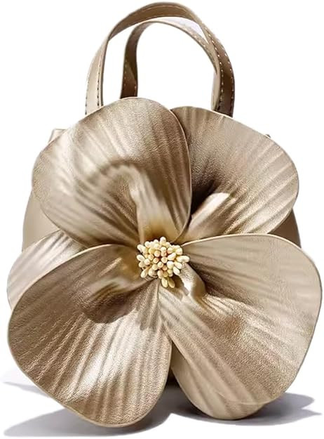 Mini Flower Evening Purse Floral Clutch Purses for Women PU Leather Evening Handbag with Chain We... | Amazon (US)