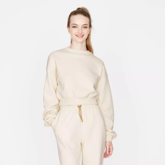 Women's Cropped Sweatshirt - Wild Fable™ | Target