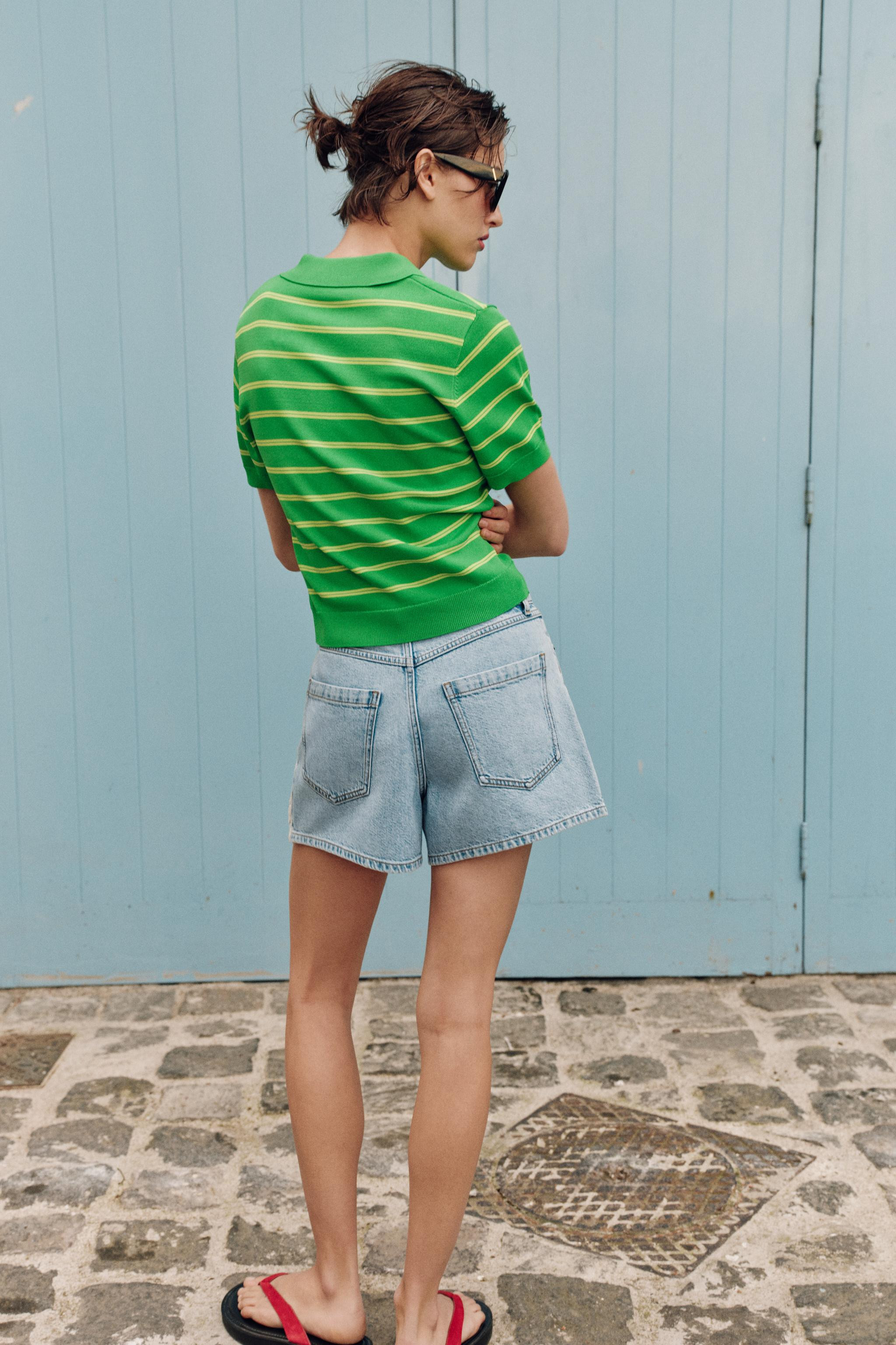 STRIPED KNIT TOP | Zara US