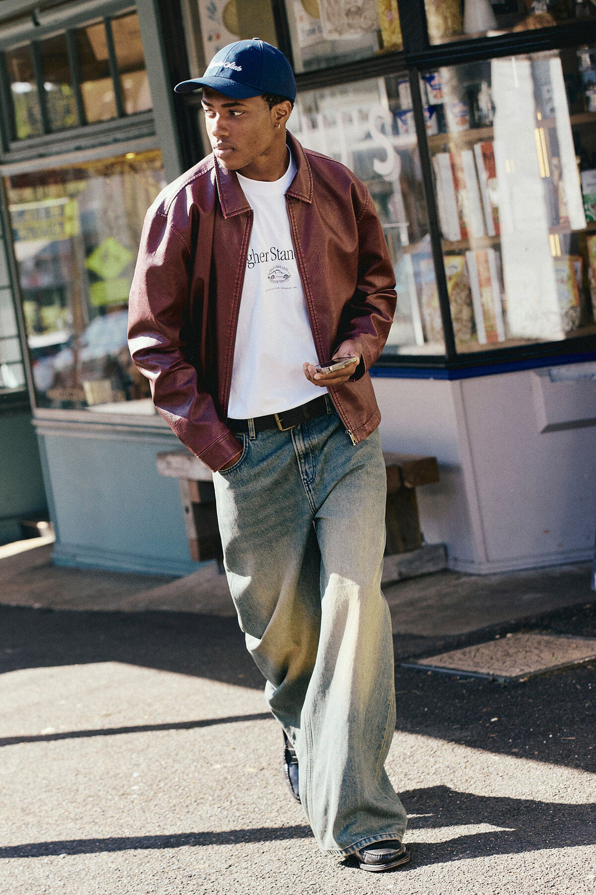 Faux Leather Harrington | Cotton On (UK)