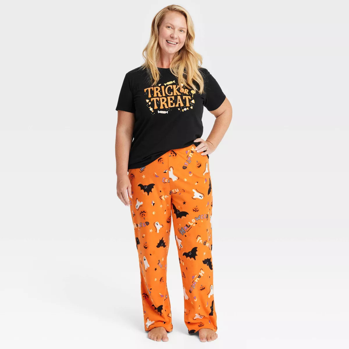 Women's Halloween Matching Family Pajama T-Shirt - Hyde & EEK! Boutique™ Black | Target