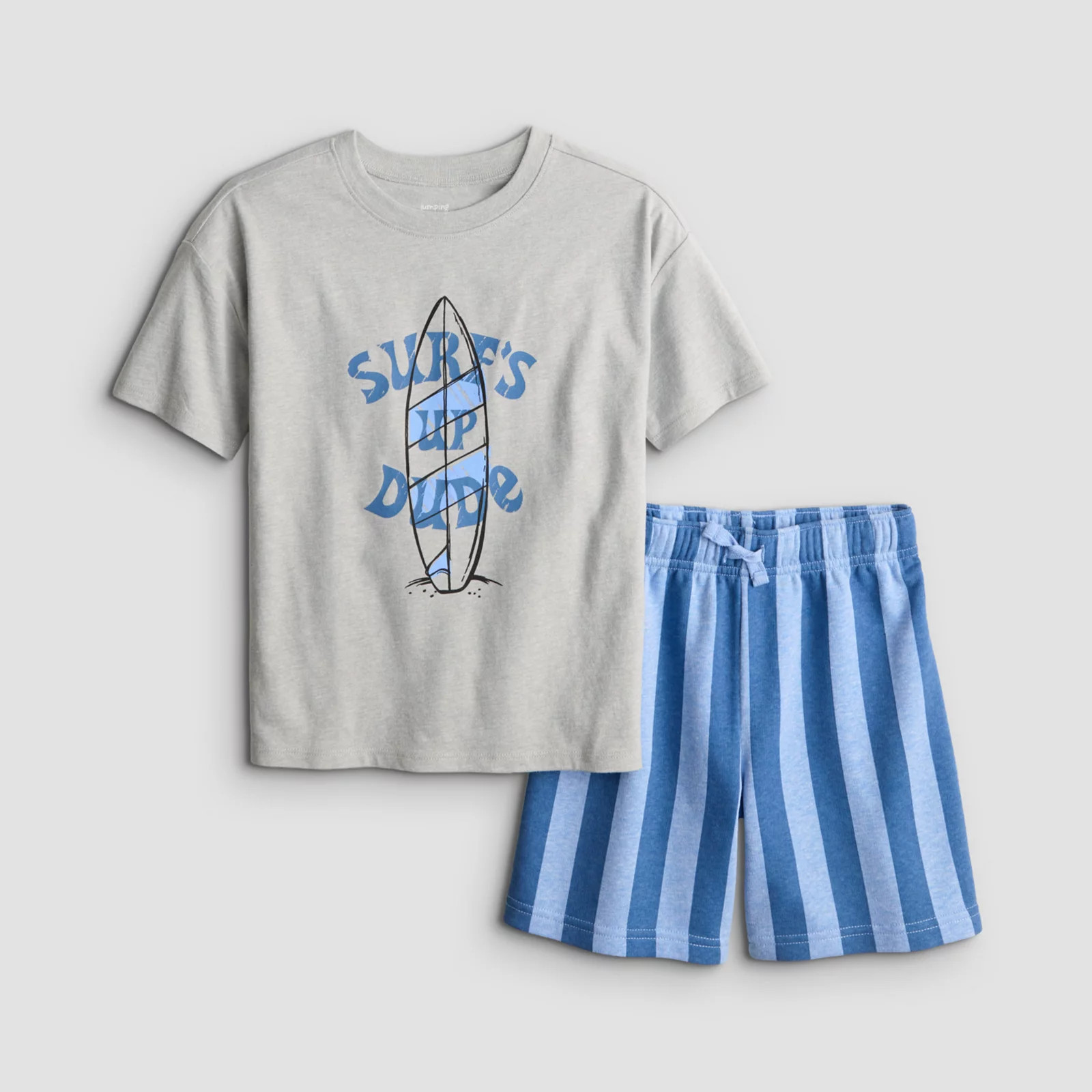 Boys 4-12 Jumping Beans® 2-Piece Knit Relaxed Graphic Tee & Shorts Set | Kohl's