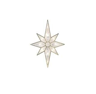 11"" Lighted Faceted Gold Bethlehem Star Christmas Tree Topper, Clear Lights By Northlight | Michaels® | Michaels Stores