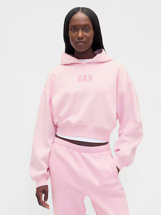 VintageSoft Crop Logo Hoodie | Gap (US)