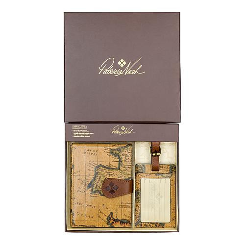 Patricia Nash Passport Case and Luggage Tag w/Gift Box - Yellow | HSN