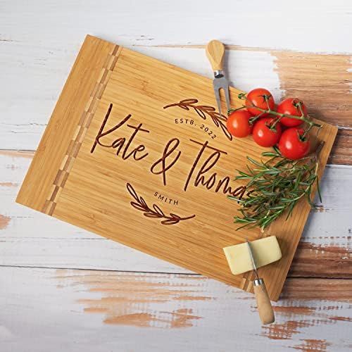 Personalized Cutting Board, Housewarming Gift - 12 Designs - Wedding Gifts for Couple, Kitchen Si... | Amazon (US)