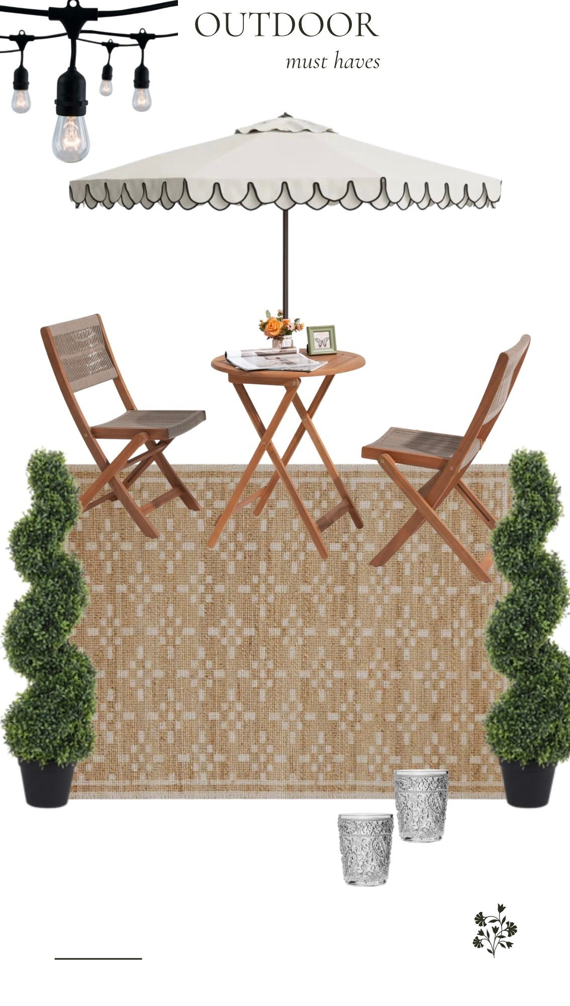 the perfect outdoor oasis must haves this summer to enjoy a cup of coffee, a glass of wine, or read a book 
#ad #Wayfair Canada # WayfairCAHome #WayfairCAPartner ©wayfaircanada Wayfair Big Outdoor Sale 