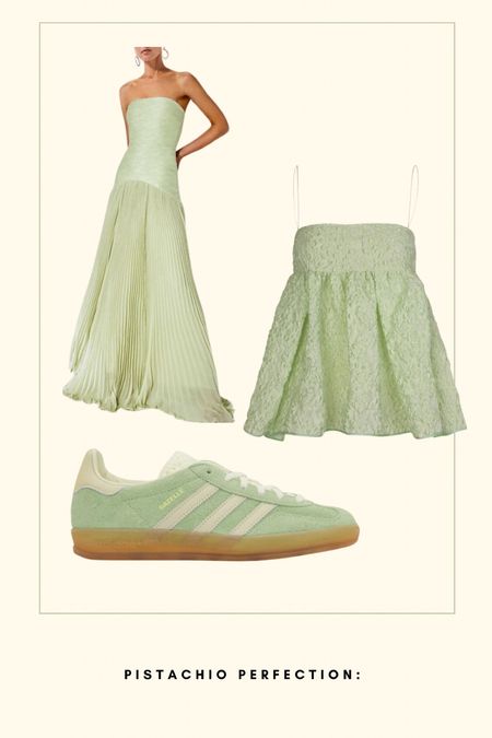 Pistachio green 

#LTKstyletip #LTKshoecrush #LTKfindsunder100