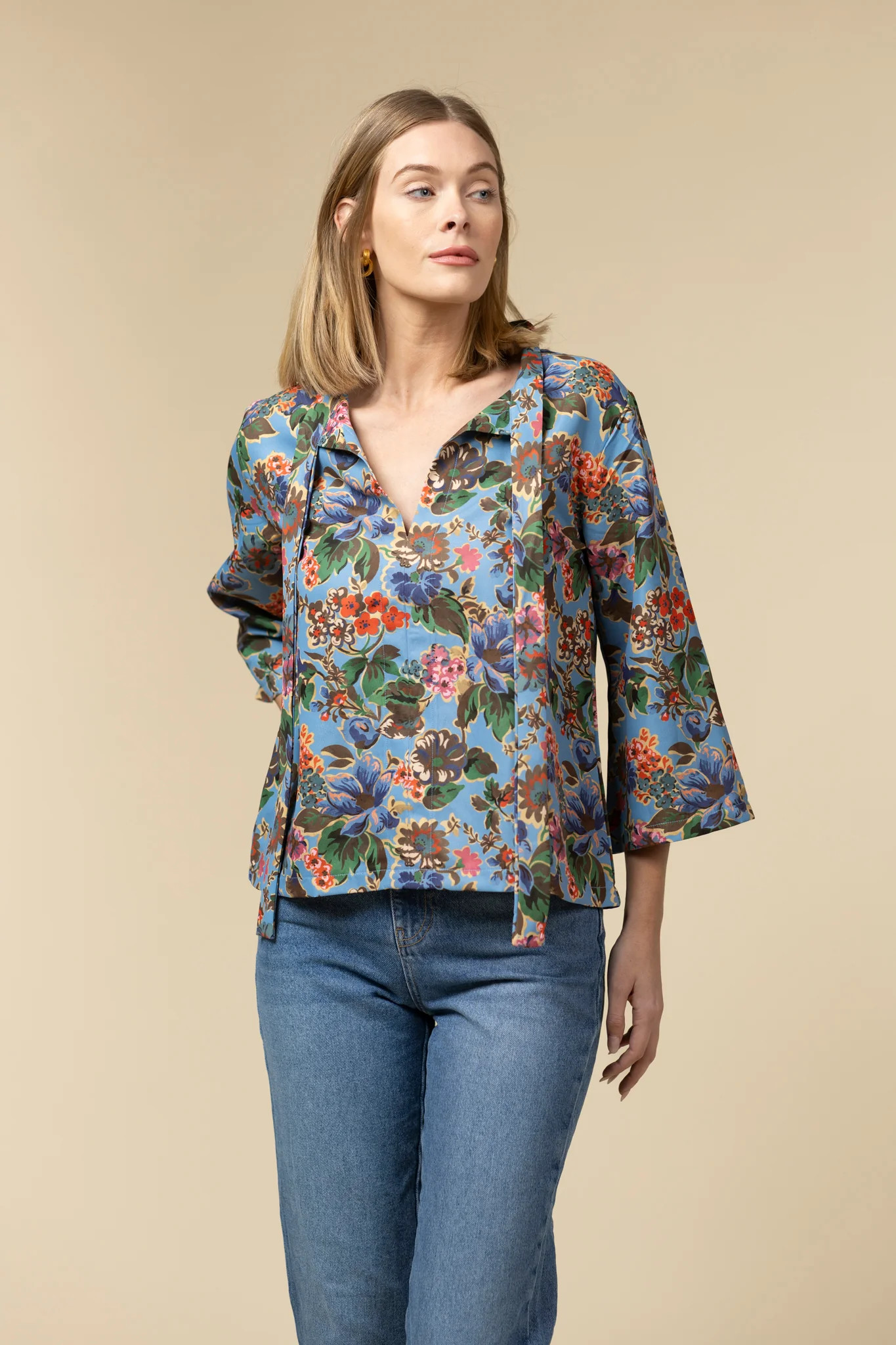 The Bebe Top - Antique Petals | Smith and Quinn