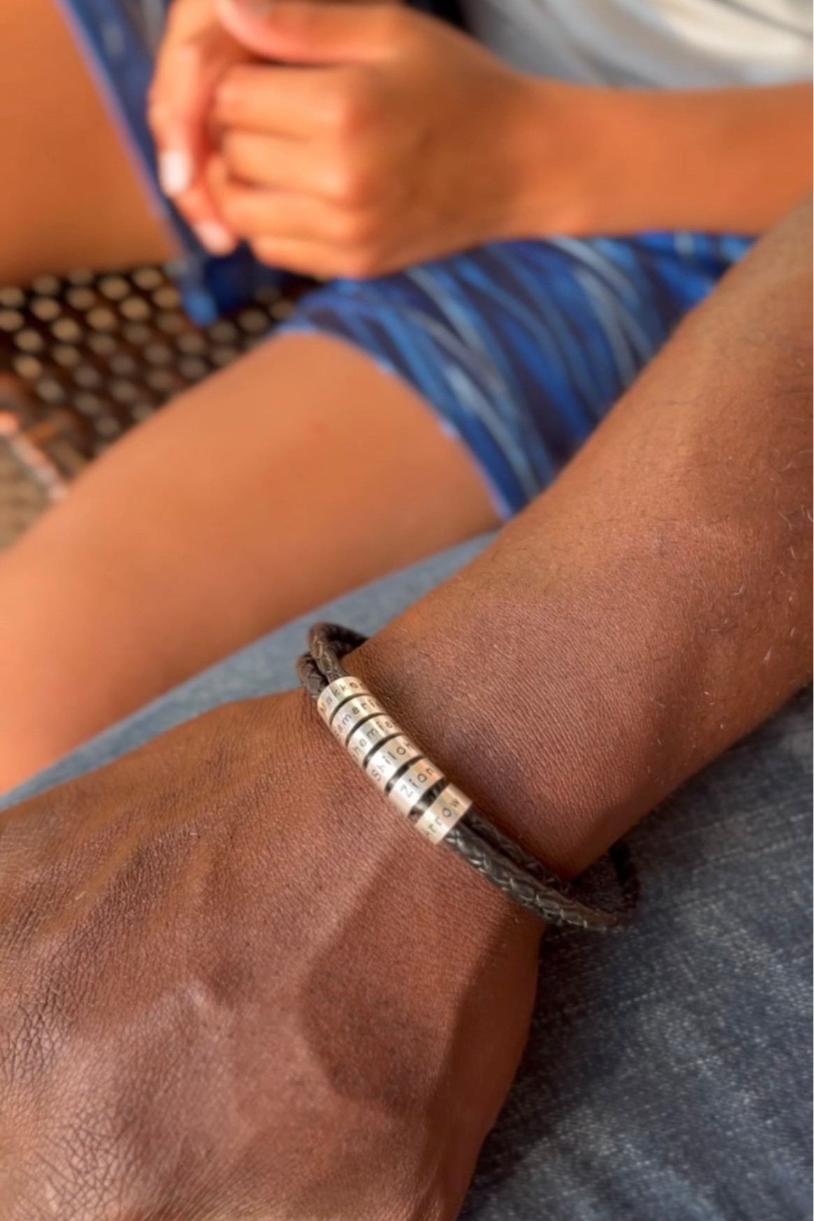 Closeup of this precious gift to my husband from Myka- all our children’s names on a bracelet. Linking some of my fav from their men’s collection that I got my hubby for Father’s Day.

#LTKFind #LTKGiftGuide #LTKSeasonal