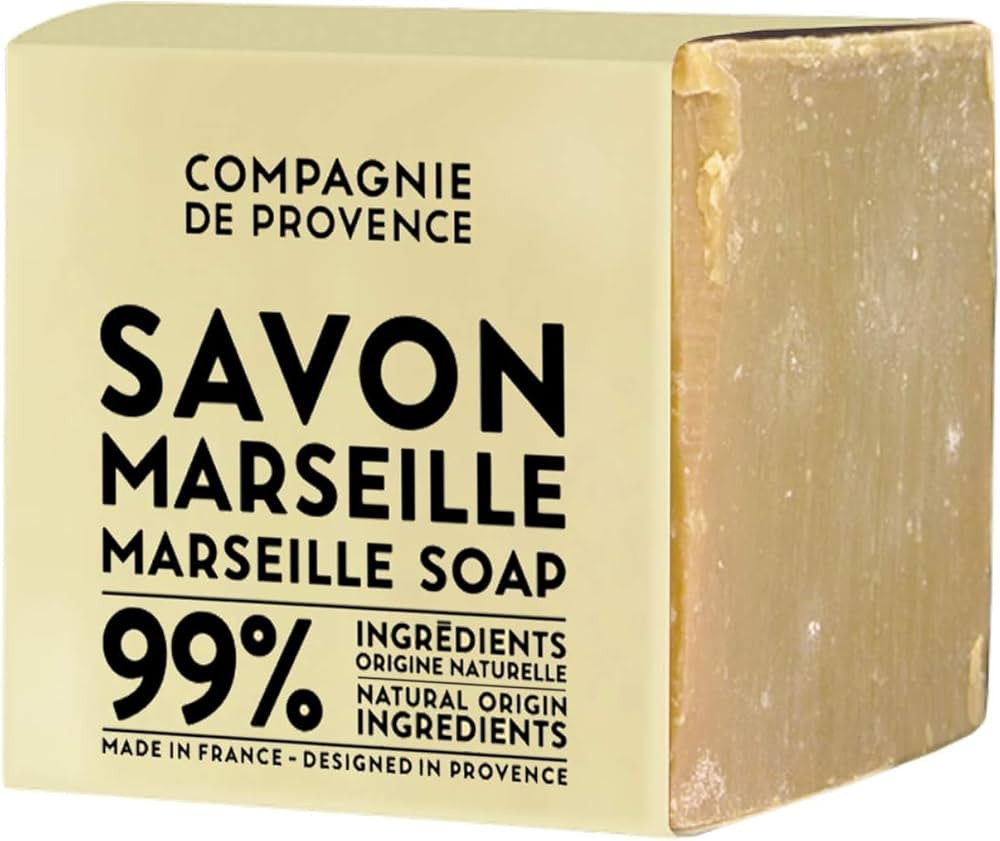 Compagnie de Provence Savon Marseille Palm Soap Cube - 400 grams - Made in France | Amazon (US)